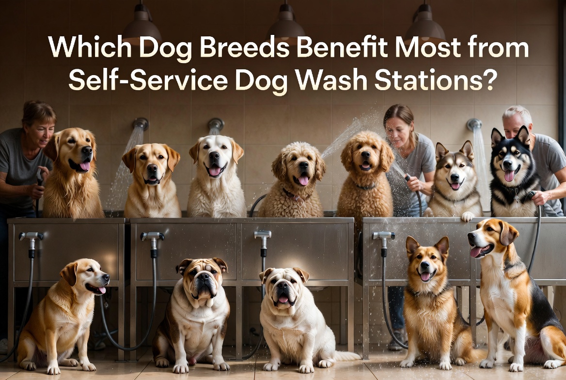 husky self service dog wash blow dry shedding