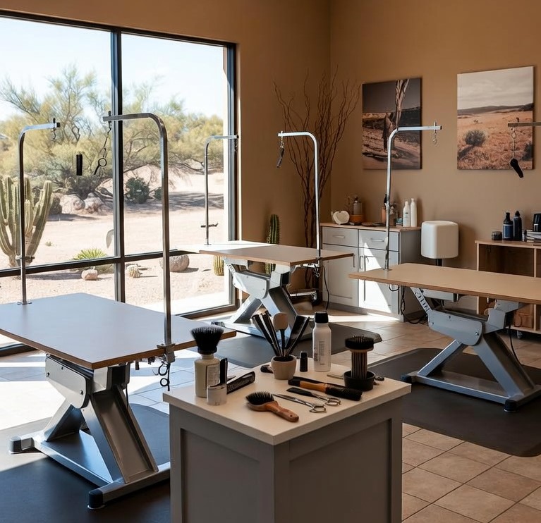 dog grooming salon phoenix arizona interior